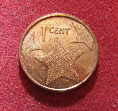 Лот: 19523002. Фото: 1. Багамы 1 цент, 2015 г. Остальные страны