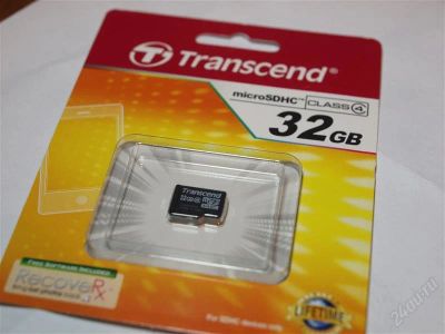 Лот: 1547035. Фото: 1. MicroSD / SDHC 32 GB Карта памяти... Карты памяти