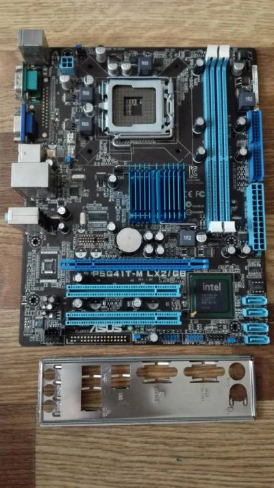 Лот: 6789073. Фото: 1. Материнская плата Asus P5G41T-M... Материнские платы