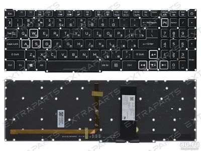 Лот: 18161691. Фото: 1. Клавиатура Acer Nitro 5 AN517-52... Клавиатуры для ноутбуков