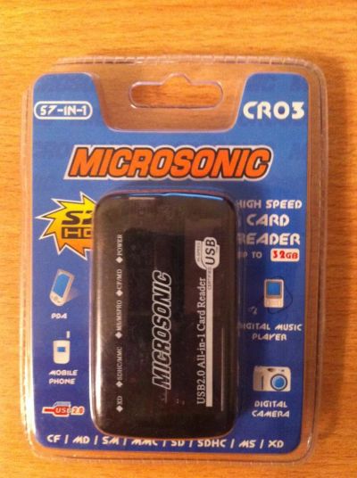 Лот: 5252395. Фото: 1. Картридер Microsonic CR03 57-in-1... Картридеры