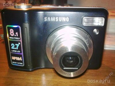 Лот: 938285. Фото: 1. Цифровой фотоаппарат Samsung S830... Цифровые компактные