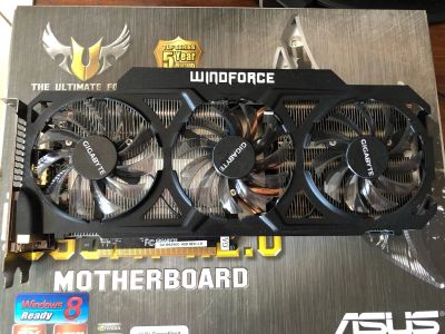 Лот: 19309238. Фото: 1. Видеокарта Gigabyte AMD Radeon... Видеокарты