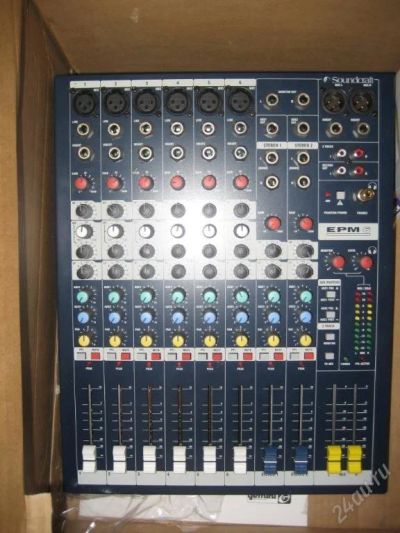 Лот: 77728. Фото: 1. Микшер SoundCraft ЕРМ6. Усилители, эквалайзеры