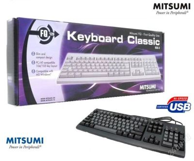 Лот: 1638652. Фото: 1. Клавиатура Mitsumi Classic Black... Клавиатуры и мыши