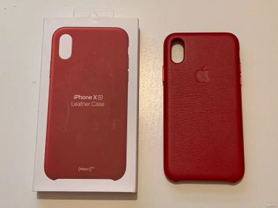 Лот: 14596408. Фото: 1. iPhone Xs Leather Case, оригинальный... Чехлы, бамперы