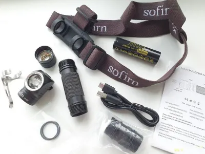 Лот: 25806922. Фото: 1. Налобный фонарь Sofirn SP40A... Фонарики