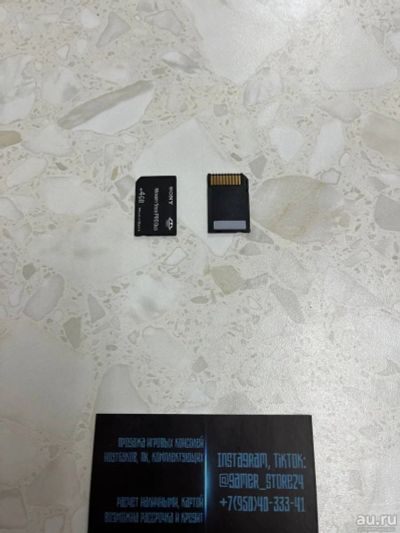 Лот: 18271290. Фото: 1. PSP карта памяти Sony Memory Stick... Аксессуары для игровых приставок, консолей, геймпады
