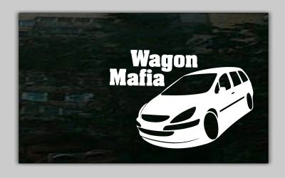 Лот: 9193443. Фото: 1. Наклейка виниловая на авто "Wagon... Детали тюнинга