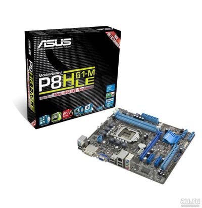 Лот: 15257965. Фото: 1. Asus P8H61-M LE Socket LGA 1155. Материнские платы