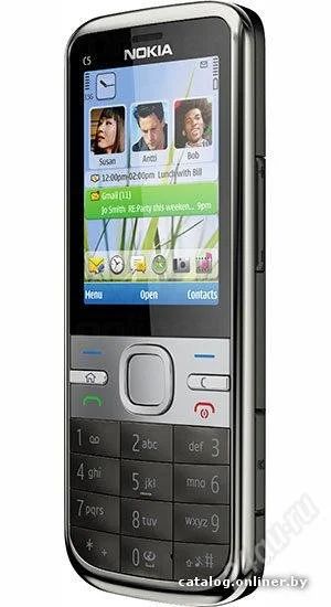 Лот: 995287. Фото: 1. Nokia C5 Grey. Кнопочные мобильные телефоны