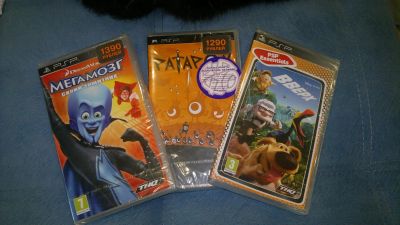 Лот: 3123098. Фото: 1. Три запечатанных игры для PSP... Игры для консолей