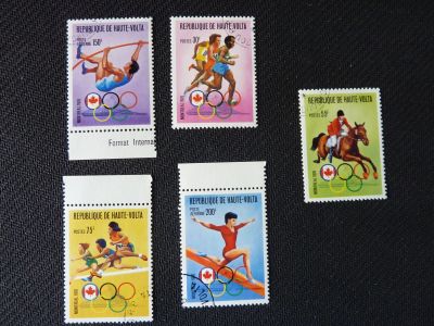 Лот: 12197138. Фото: 1. 1976. Верхняя Вольта . Олимпийские... Марки
