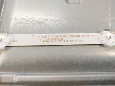 Лот: 24644182. Фото: 1. LED50D10A-ZC62AG-03D panel CV500U2-T01... Запчасти для телевизоров, видеотехники, аудиотехники