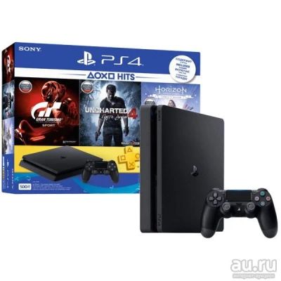 Лот: 12969781. Фото: 1. Sony Playstation 4 (PS4) Slim... Игровые приставки, консоли