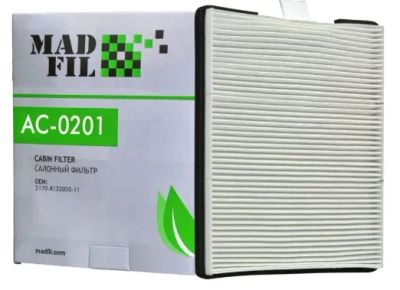 Лот: 16891445. Фото: 1. Фильтр салона Madfil AC-0201. Расходные материалы