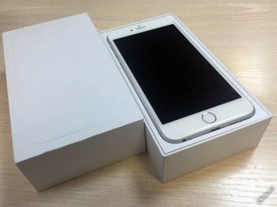 Лот: 5651479. Фото: 1. iPhone 6 Plus 64GB silver рст... Смартфоны