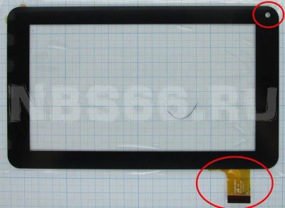 Лот: 16689025. Фото: 1. Тачскрин Y7Y007(86V) SG5351A-FPC-V0... Запчасти для планшетов