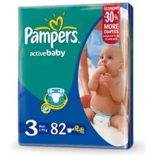 Лот: 4274267. Фото: 1. Подгузники Pampers Active Baby... Детская гигиена