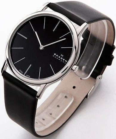 Лот: 6918238. Фото: 1. Часы Skagen Leather Classic 858XLSLB. Оригинальные наручные часы