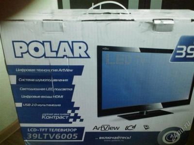 Лот: 2563244. Фото: 1. Телевизор LED 16" (39 см) Polar... Телевизоры