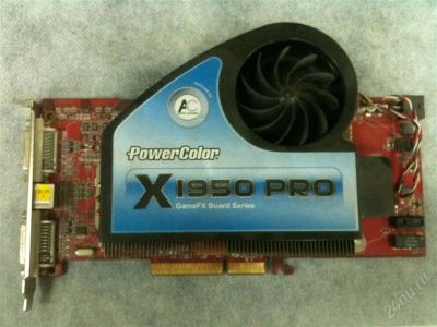 Лот: 1440208. Фото: 1. Ati Radeon X1950 Pro 256Mb неисправна. Видеокарты