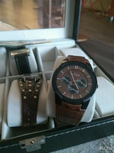 Лот: 10410530. Фото: 1. Часы Skagen 856xldrd. Оригинальные наручные часы