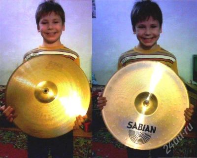 Лот: 705745. Фото: 1. Sabian B8 крэш-райд 18'' и хэт... Ударные