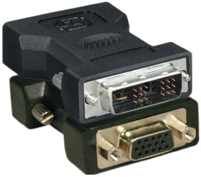 Лот: 4503165. Фото: 1. Переходник для видеокарты DVI-VGA... Шлейфы, кабели, переходники