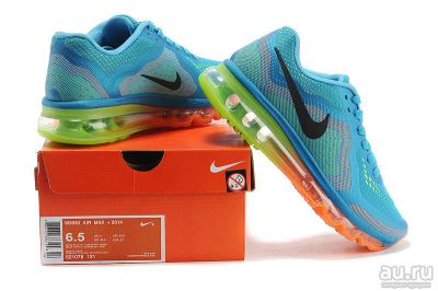 Лот: 8850939. Фото: 1. nike air max 2014 зеленные раз40. Кеды, кроссовки, слипоны