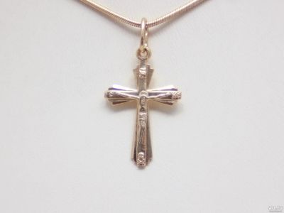 Лот: 13835297. Фото: 1. ЗОЛОТОЙ КРЕСТ 1,96 ГРАММ. Другое (ювелирные изделия, бижутерия, часы)