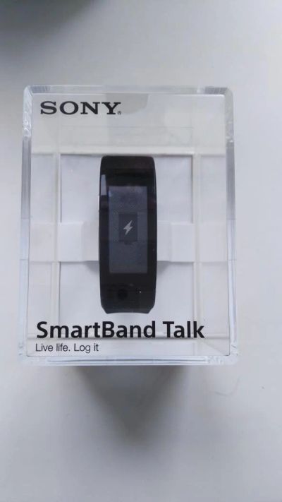 Лот: 6765485. Фото: 1. Умный браслет SONY smartband talk... Смарт-часы, фитнес-браслеты, аксессуары