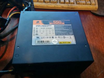 Лот: 5910808. Фото: 1. Блок питания Corsair 550W неисправен. Корпуса, блоки питания