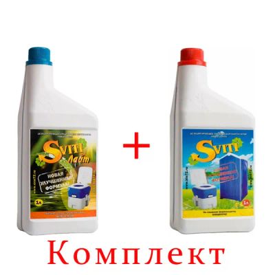 Лот: 22492166. Фото: 1. Жидкость Sviti комплект (для верхн... Унитазы, биде