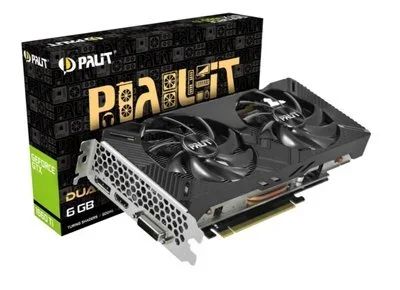 Лот: 18001037. Фото: 1. Видеокарта Palit GeForce GTX 1660... Видеокарты