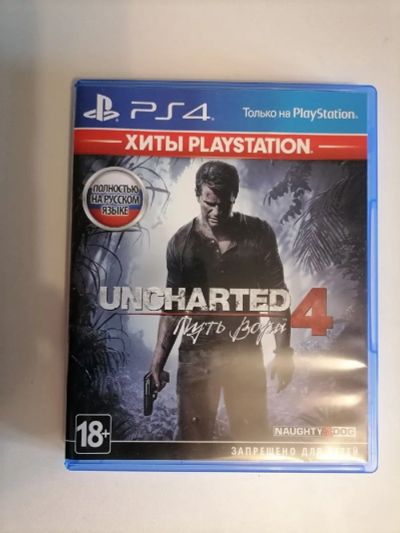 Лот: 18598102. Фото: 1. Диск PS4 Uncharted 4: A Thief... Игры для консолей