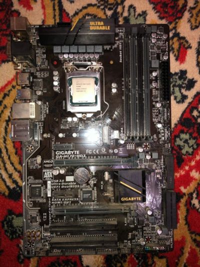 Лот: 17099297. Фото: 1. Gigabyte GA-H170-HD3. Материнские платы