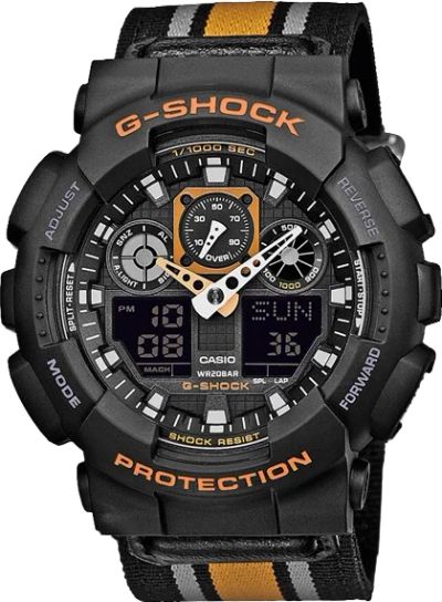 Лот: 17116801. Фото: 1. Наручные часы Casio G SHOCK GA-100MC-1A4. Оригинальные наручные часы