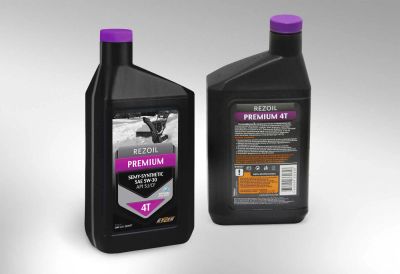 Лот: 7699281. Фото: 1. Масло Rezoil Premium 4-т. полусинтетическое... Бензо-, мотоинструмент