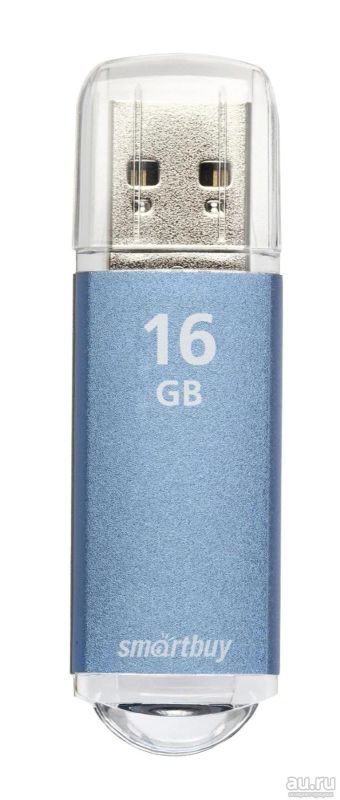 Лот: 17697463. Фото: 1. Флешка USB 2.0 16GB SmartBuy V-Cut... USB-флеш карты