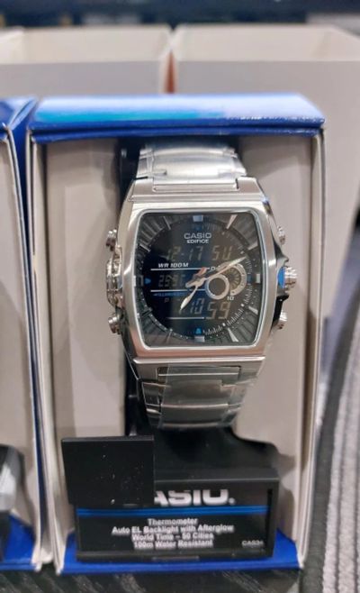 Лот: 22159099. Фото: 1. Часы Casio EFA-120D-1A Термометр... Оригинальные наручные часы
