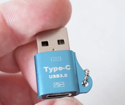 Лот: 21578477. Фото: 1. Переходник USB 3.0 Type-C для... Шлейфы, кабели, переходники