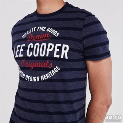 Лот: 14857935. Фото: 1. Мужская футболка от Lee Cooper... Футболки