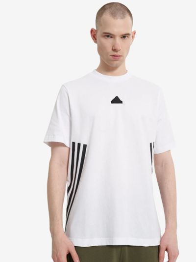 Лот: 24421824. Фото: 1. Футболка мужская adidas, Белый. Другое (спортивная одежда)