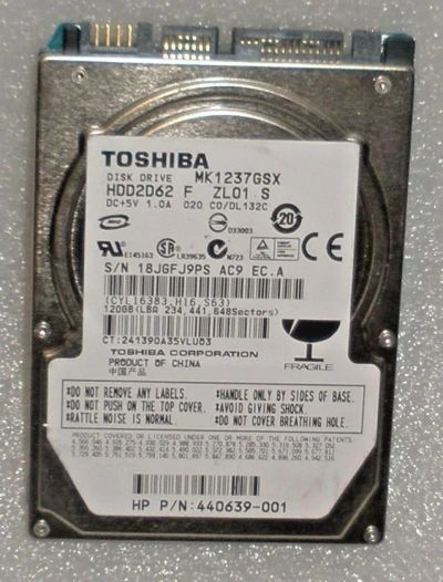 Лот: 15090990. Фото: 1. Жесткий диск для ноутбука Toshiba... Жёсткие диски (HDD)