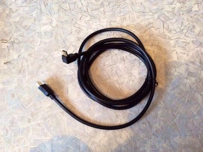 Лот: 4806545. Фото: 1. Кабель HDMI-HDMI 3м (угловой коннектор... Шлейфы, кабели, переходники