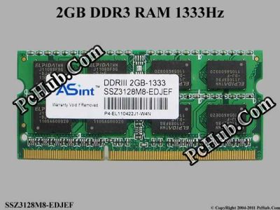 Лот: 9441089. Фото: 1. ASint 2gb ddr3. Оперативная память