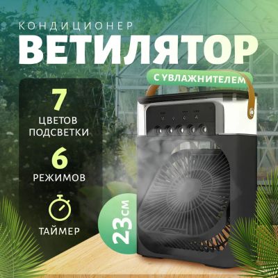 Лот: 23601691. Фото: 1. Вентилятор настольный с увлажнителем... Остальная техника