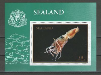 Лот: 16772570. Фото: 1. 1970 год. Силэнд. Блок. Морская... Марки