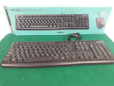 Лот: 17938104. Фото: 1. Клавиатура, Logitech MK120. Клавиатуры и мыши